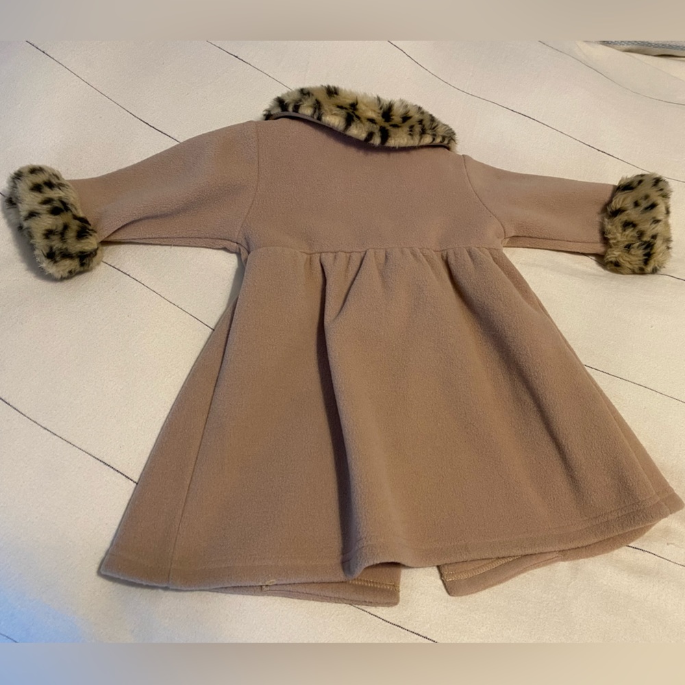 Fur leopard Baby Coat - Picture 2 of 3